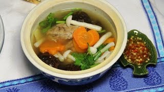 ស៊ុបខួរជ្រូក​ - Pig Brain Soup