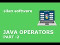 JAVA Binary Operators Part-1 || SILAN Software  || JAVA Tutorial