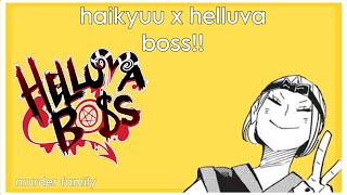 !! ☆ haikyuu x helluva boss, murder family ☆ !! || live au || timeskip au || haikyuu texts