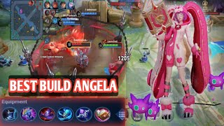 DAMAGE NYA BUKAN MAIN, BEST BUILD ANGELA MID || ( HOK ) HONOR OF KINGS