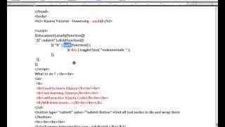 JQUERY EACH METHOD DEMO