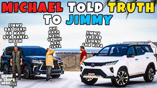 Michael Told Truth To Jimmy | GTA 5 | Real Life Mods #186 | URDU |