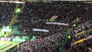Green Brigade Message To Rod Stewart | Celtic 2-0 Hibernian
