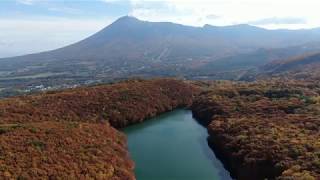 2019八幡平大沼紅葉ドローン映像4Ｋ Drone Footage-Bird's Eye View of  Oonuma-Hachimantai.Iwate,Japan