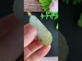 翡翠玉器a貨糯冰黃飄花普賢菩薩玉吊墜 natural jade jewellery type a jadeite samantabhadra pendant