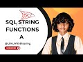 SQL String Functions - SQL for beginners part A