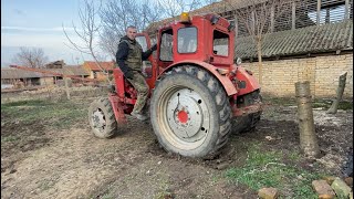 Ltz T-40/čupanje panjeva/krčenje terena/NJEGOV PRVI POSAO!!!