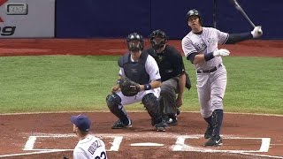 NYY@TB: A-Rod opens scoring with solo home run