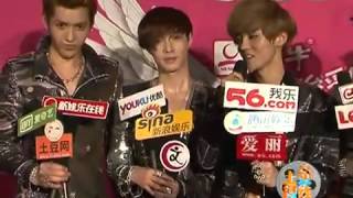 【EXO_曙光】120918 EXO-M 北京音樂風云榜新人盛典 新聞