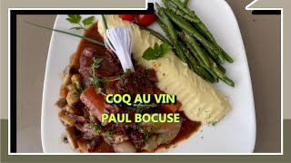 COQ AU VIN PAUL BOCUSE-THE PRESTIGIOUS CHICKEN BRAISED IN RED WINE