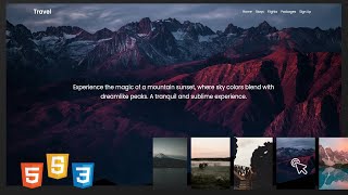 CHILL Programming - Stunning Image Slider with Smooth Animations - HTML, CSS, JS - ASMR | No Talking