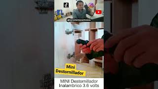 Mini Destornillador 3.6 volts #tools #taladro #shorts