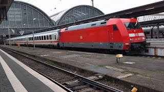 Bereitstellung + Abfahrt des IC 2374 im Frankfurter Hauptbahnhof