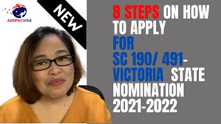 Subclass 190 and 491 VICTORIA STATE NOMINATION