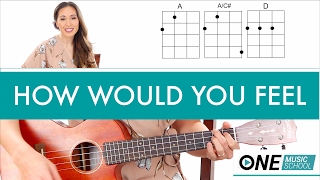 How to play "How Would You Feel" - Ed Sheeran Ukulele Tutorial / Lesson