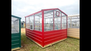 10x12x7 Deluxe Style Greenhouse DSGR 7483 1012 021123