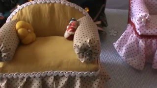 ARTESANATO: Mini sofá com caixa de leite e papelão