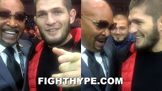 (WOW) KHABIB SPEAKS TO MAYWEATHER CEO ABOUT FLOYD CLASH; SAYS HE DROPPED MCGREGOR EASY, FLOYD DIDN'T