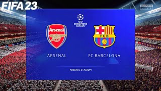 FIFA 23 | Arsenal vs FC Barcelona - UEFA Champions League - PS5 Gameplay