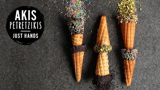 Homemade Ice Cream Cones | Akis Petretzikis