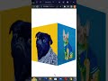 Make this rotating cube by html & css 😱😱😱 #cube #html #css #youtubeshorts #short
