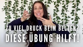 Zu viel Druck beim Belten? Diese Übung hilft!