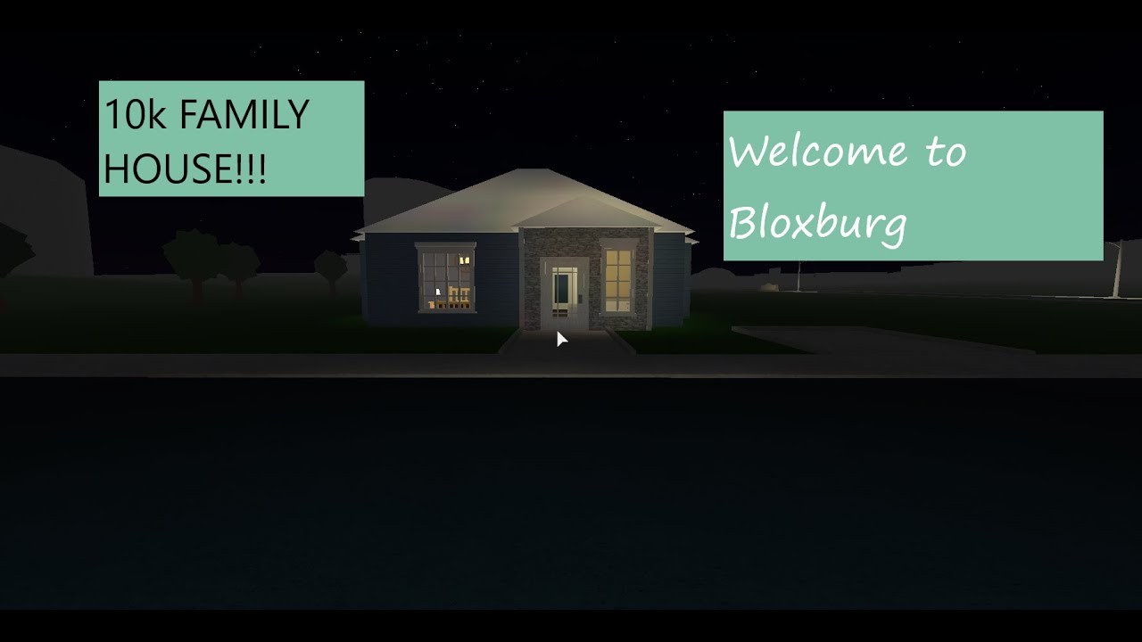 Bloxburg 10k Family House Build Youtube