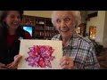 ageless art flower project river bend retirement community