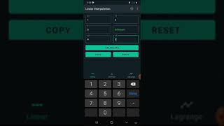 Interpolation App - Linear, Bilinear, Lagrange
