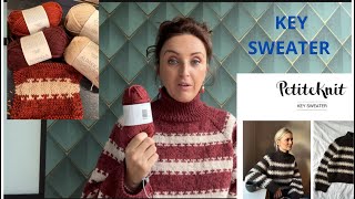 54. Key sweater - moje odczucia z dziergania wzoru PetieKnit