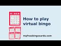 How to play virtual bingo NEW VIDEO AVAILABLE - SEE DESCRIPTION