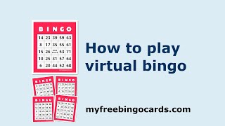 How to play virtual bingo NEW VIDEO AVAILABLE - SEE DESCRIPTION