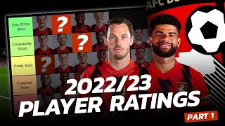 The HONEST AFC Bournemouth End of Season Player Ratings For 2022/23... 😬 (Part 1)