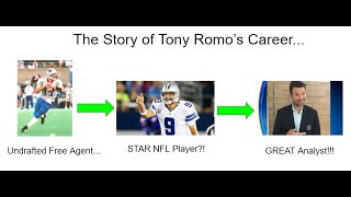 From Undrafted to star NFL player to great Analyst - The Story of Tony Romo