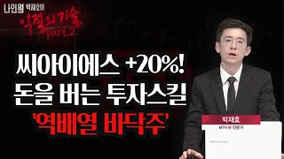 [익절의 기술 Part.2] 씨아이에스 +20%! 돈을 버는 투자스킬 '역배열 바닥주' / 머니투데이방송 (증시, 증권)