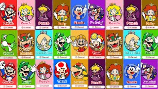 Super Mario 3D World - All New Characters 4K60FPS