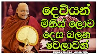 දෙවියන් මිනිස් ලොව බලන කාලය #nauyane_ariyadhamma_thero #budubana #නාඋයනේඅරියධම්මහිමි