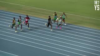 Bahamas U14 100M Boys Finals Carifta Trials and National High School Championships