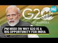 'India's G20 Presidency a huge...': PM Modi addresses media as Parliament commences | Watch