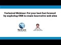 CSS to create innovative web sites - NetCom Learning Technical Webinar Excerpt