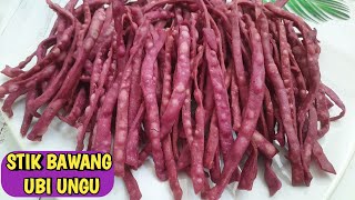 Cara Buat Stik Bawang Ubi Ungu yang  mudah, rapuh dan enak || Resep Kue Bawang Ubi Ungu