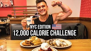12,000 CALORIE CHALLENGE NEW YORK STYLE | Epic Cheat Day | Man Vs Food