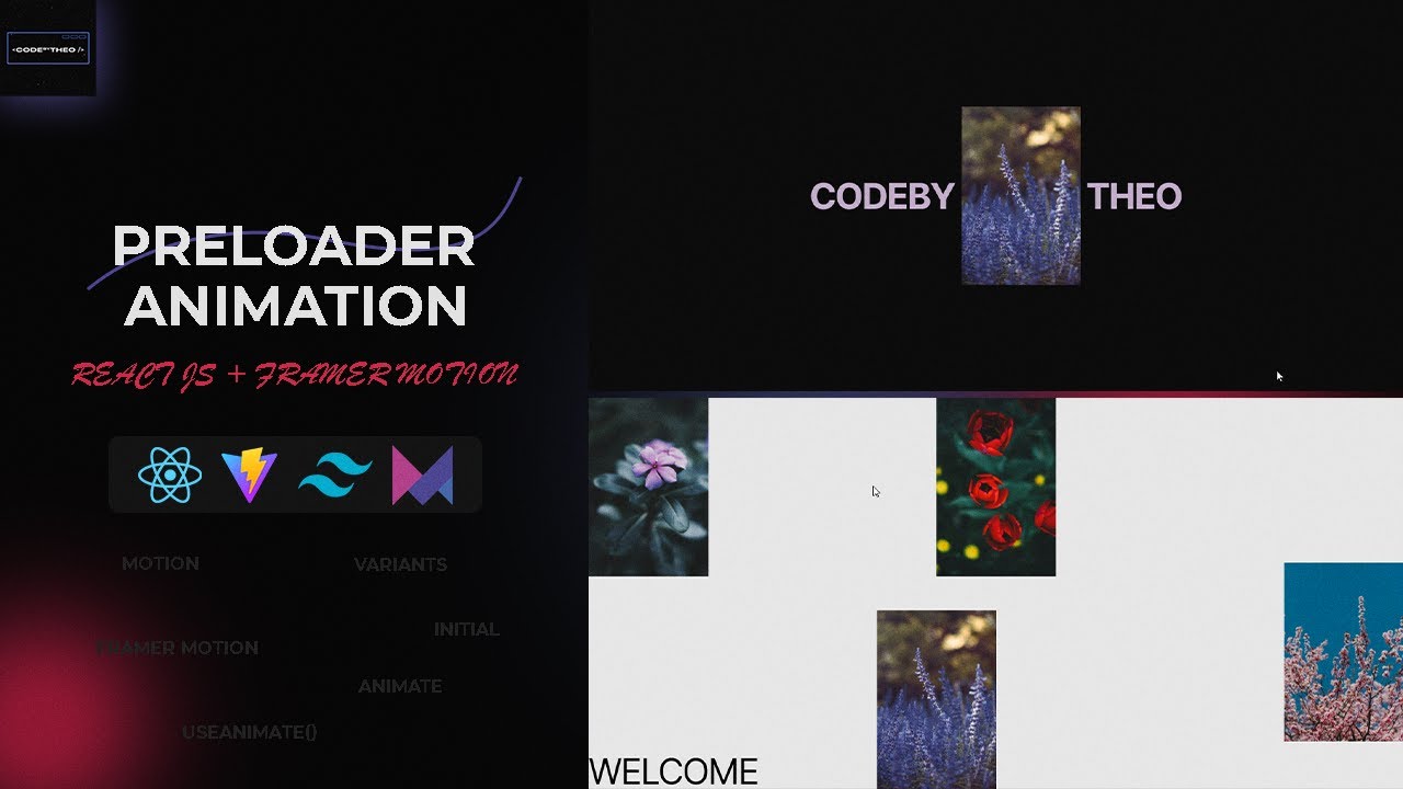 Create Preloader Animation Transition React Js Framer Motion