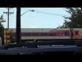 leominster mbta commuter train 1123 outbound to fitchburg ma