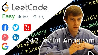LeetCode 242. Valid Anagram Solution Explained - Java
