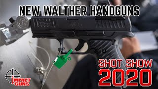 New Walther Pistols - SHOT Show 2020 - CCP M2 .380 \u0026 Q4 Steel Frame