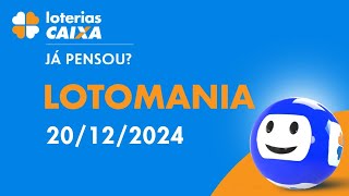 Resultado da lotomania - Concurso nº 2713 - 20/12/2024