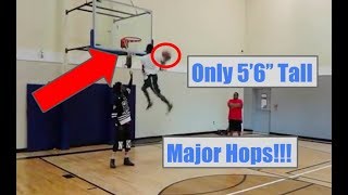 5'6" Dunker Anthony Height Got Major Hops And Is Only Getting Better