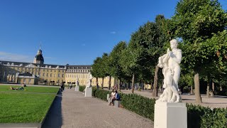 [4K] Schloss Karlsruhe im Sommer 🌸 Langer Spaziergang rund ums Schloss