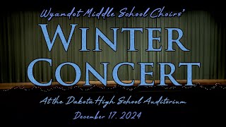 2024 Wyandot Middle School's Winter Choir Concert